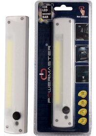 Resim Powermaster Beyaz Cob Ledli Yapışkanlı Mıknatıslı El Tipi Fener 