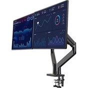 Resim Powermaster G32 22-32 Amortisörlü Stand Çift Kol LCD / LED Monitör Tutucu Stand Askı Aparatı 