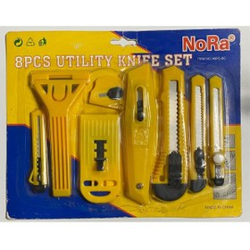 Resim nora 8'Lİ MAKET BIÇAĞI SETİ 