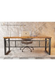 Resim Ntconcept Truva Masif Ağaç Ofis ve Çalışma Masası - Ebat Seçenekli 