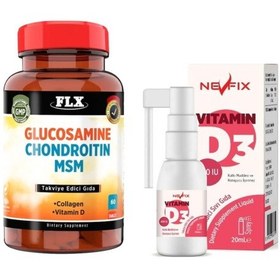 Resim Glucosamine Chondroitin Msm 60 Tablet Vitamin D3 400'lu 20 Ml 
