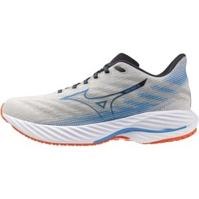 Resim Mizuno Wave Rider 28 Erkek Koşu Ayakkabısı Beyaz / Mavi 
