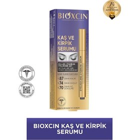Resim Bioxcin Kaş Kirpik Serumu - Kolajen Hyaluronik Asit Hint Yağı Keratin Peptidleri B5 Biocomplex B11 