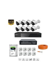 Resim Dahua 2 Mp Ip Kamera 8 Kameralı Full Hd Set 