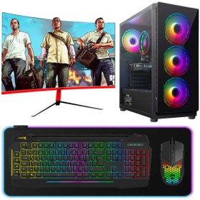 Resim Turbox Tx3976 Intel Core i7 4770 27" 16 GB RAM 512 GB NVMe SSD 4 GB GTX750Ti Curved RGB FreeDOS Masaüstü Oyun Bilgisayarı 