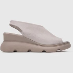 Resim Togo Kadın Dolgu Topuk Sandalet [060223], Buz Gri, 36 