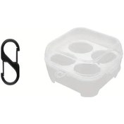 Resim Xuweiwei 4 Gözlü Yumurta Taşıyıcı - Çift Taraflı Kamp Piknik Seyahat Saklama 