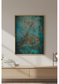 Resim Huhuli Ahşap Çerçeveli Wabi Sabi Koleksiyon Tablo Huhu720 