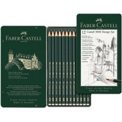 Resim Faber Castell 9000 Dereceli Kalem Design Set (5b-5h) 