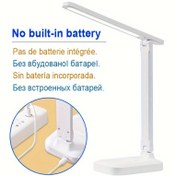 Resim Kademeli Masa Lambaları 3 Seviyeli Dokunmatik Karartma Göz Koruma LED Masa Lambası Gece Işığı USB Fişi ile Çalışma için 