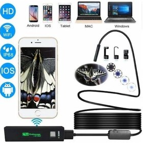 Resim Yoosee Endoskop Yılan Kamera 5 Metre WIFI Android & Apple iOS Uyumlu Su Geçirmez 