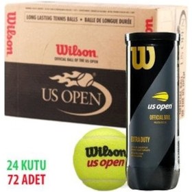 Resim Wilson 24 Kutu Wilson Us Open Tenis Topu Vakum Ambalajda 1 Box 