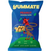 Resim YUMMATE Yer Fıstığı Aromalı Fırınlanmış Nohut Cipsi 28g 