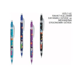 Resim Versatil Kalem Mekanik Uçlu Kurşun Kalem Space 0,7 Mm 48 Li Stand K1986 Karışık 