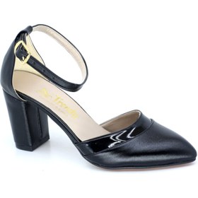 Resim TRENDYSHOES Trendyshose 03598 Kadın Kalın Topuk 5 Cm Kadın Topuklu Ayakkabı 