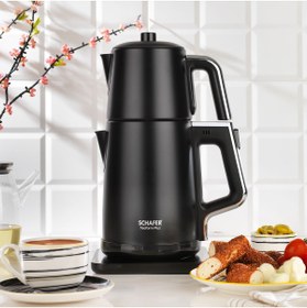 Resim Schafer Teaform Plus Paslanmaz Çay Makinesi-siyah 