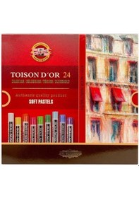 Resim Kohinoor Toison D'Or Soft Pastel Boya 24 Renk 