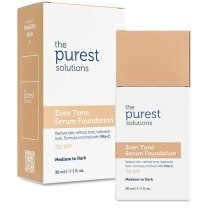 Resim The Purest Solutions Even Tone Leke Karşıtı Serum Fondöten SPF50+ 30 ml - Orta-Koyu Ton 