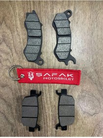 Resim Rks Newlight 125 Pro Ön Arka Fren Balatası Takım 