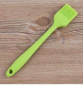 Resim Silikon Fırça Pişirme Barbekü Yağı Fırçalar Mutfak Aracı İçin Barbekü Aletleri Yeşil 