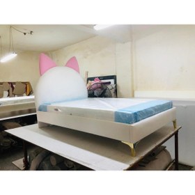 Resim Puf Bebe 90x190 Ölçüde Genç Çocuk Odası Yatağı (YATAK DAHİLDİR) 