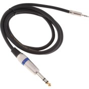 Resim Nanlly 3.5mm 1/8 "erkek Stereo - 6.35MM 1/4" Erkek Stereo Ses Adaptör Kablo Hattı (Yurt Dışından) 