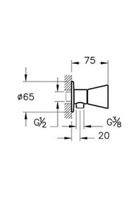 Resim VitrA Liquid Ara Musluk, A42759 