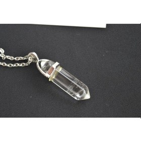 Resim Cristal Point Kolye Şeffaf 