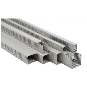 Resim Plastim Pdk6040 ,60x40mm Gri/2mt Delikli Kablo Kanal 