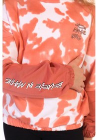 Resim Toontoy Kız Çocuk Magic Girl Nakışlı Sweatshirt Kiremit 