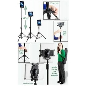 Resim Markacase İpad 1-2-3-4-Air-Air 2 Mini-2-3-4 Tablet Tripod Sehpa Tutucu Ofiste Müzisyenlere 