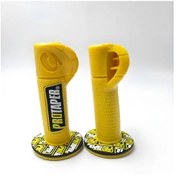 Resim Tongdashop Sarı 1 Çift 22mm 24mm Universal Motosiklet Bisiklet Anti Kaydırmaz Tutma Gripleri 
