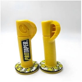 Resim Tongdashop Sarı 1 Çift 22mm 24mm Universal Motosiklet Bisiklet Anti Kaydırmaz Tutma Gripleri 