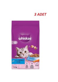 Resim Whiskas Yetişkin Ton Balıklı Kedi Maması 1.4 Kg X 3 Adet 
