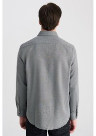 Resim Ds Damat Comfort Lacivert Armürlü Gömlek 5hc02ıg21265m Çok Renkli 