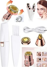 Resim Skygo 2 Başlıklı Yüz Tüy Alıcı Kaş Bıyık Kıl Epilasyon Aleti Şarjlı 