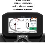 Resim UniqAnatolia Honda X-ADV 750 2021-2022-2023-2024 Dijital Gösterge Uyumlu Nano Ekran Koruyucu 