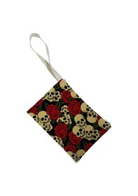 Resim Unisex Kurukafalar Portföy Clutch Çanta 