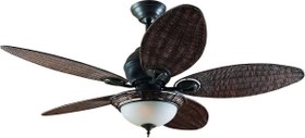Resim Hunter Fan Caribbean Breeze - 137 Cm. Hasır Kanatlı Ve Aydınlatmalı Tavan Vantilatörü 
