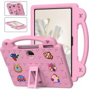 Resim For Honor Pad 9 2023 12.1 Kolu Kickstand Çocuk Eva Darbeye Dayanıklı Tablet Kılıfı Pembe 