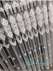Resim Tül Perde Brillant Gülşah Desen Yeni Sezon Tül Perde Ekru 