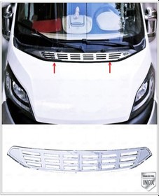 Resim Citroen Jumper Krom Kaput Havalandırma Çerçeve 2014 Üzeri P.Çelik 