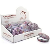 Resim Periboia Yuvarlak Taşlı El Aynası Kalın 