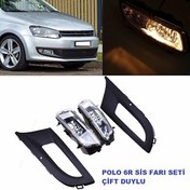 Resim Vw polo 6r sis lambası farı çerçeveli çif duylu takım 2009 / 2014 Vw polo 6r sis lambası farı çerçeveli çif duylu takım 2009 / 2014