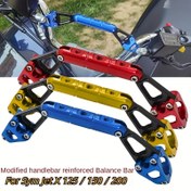 Resim Motorsiklet Direksiyon Denge Çubuğu Güçlendirme Çubuğu, Çapraz Uzatma ve Güçlendirme Çubuğu Bisiklet Aksesuarları Direksiyon Braketi 