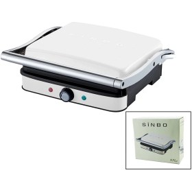 Resim Beyaz Izgara Ve Tost Makinesi Ayarlanabilir Isı 180 Derece Açılabilir Üst Gövde Ssm-2571 5256 