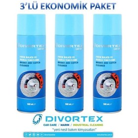 Resim Divortex Fren Balata Temizleme Spreyi 500 Ml.X 3 Adet 