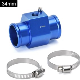Resim Xiyu Shop Mavi 34MM Stil 1 Adet Su Sıcaklığı Sıcaklığı Ortak Boru Sensörü Göstergesi Radyatör Hortumu Adaptörü Boyutu (Yurt Dışından) 