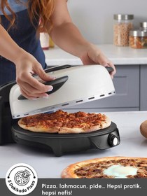 Resim Karaca Gastro 10 In 1 Pizza Ve Lahmacun Makinesi Biodiamond Soft Cream 