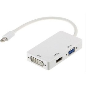 Resim 3C Store Mini Displayport Dp Thunderbolt - DVI VGA HDMI Uyumlu Dönüştürücü Adaptör Kablosu Imac Mac Mini Pro Air Book Için Tv'yi Izlemek Için (Yurt Dışından) 